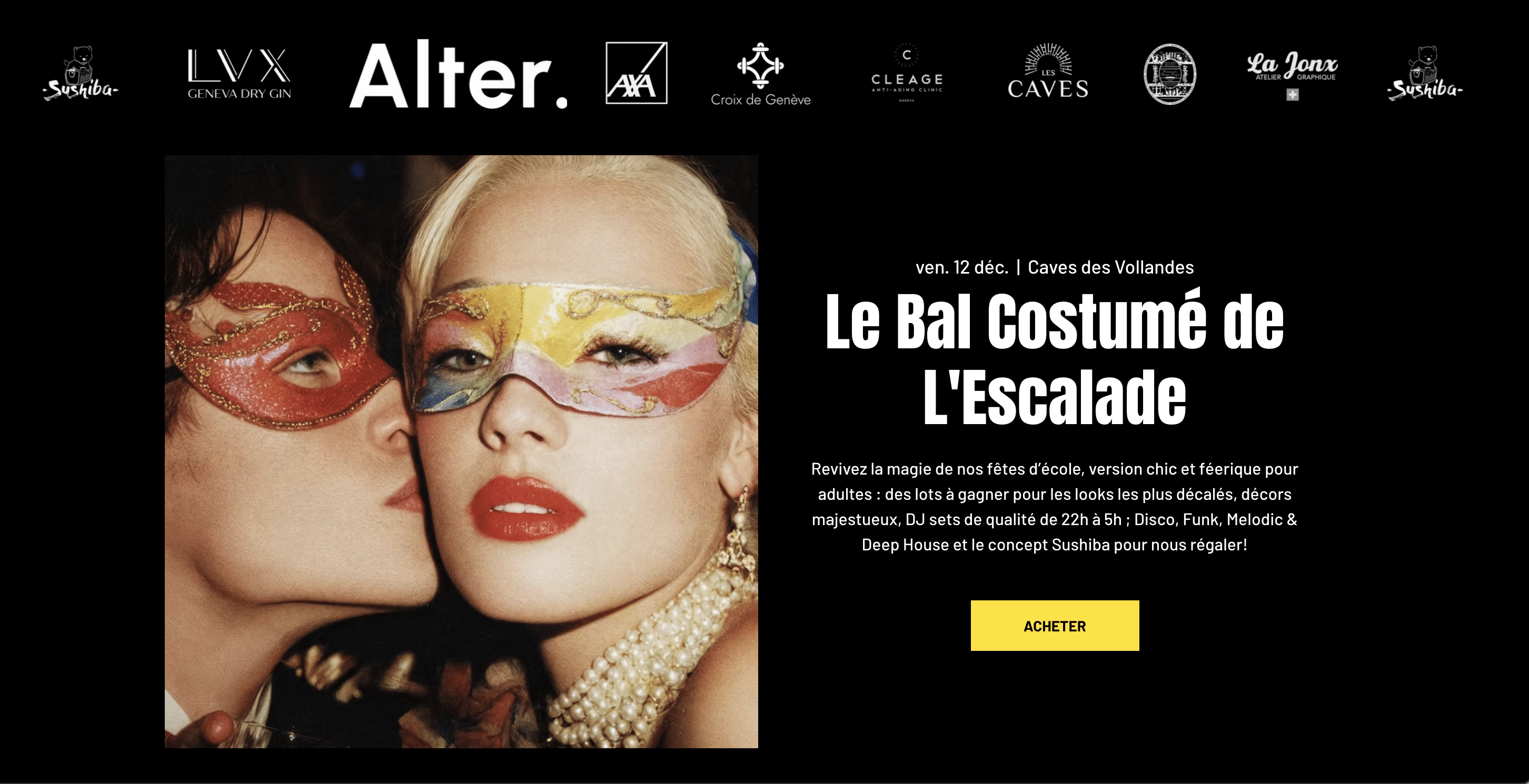 ✨ Bal Costumé de l’Escalade ✨